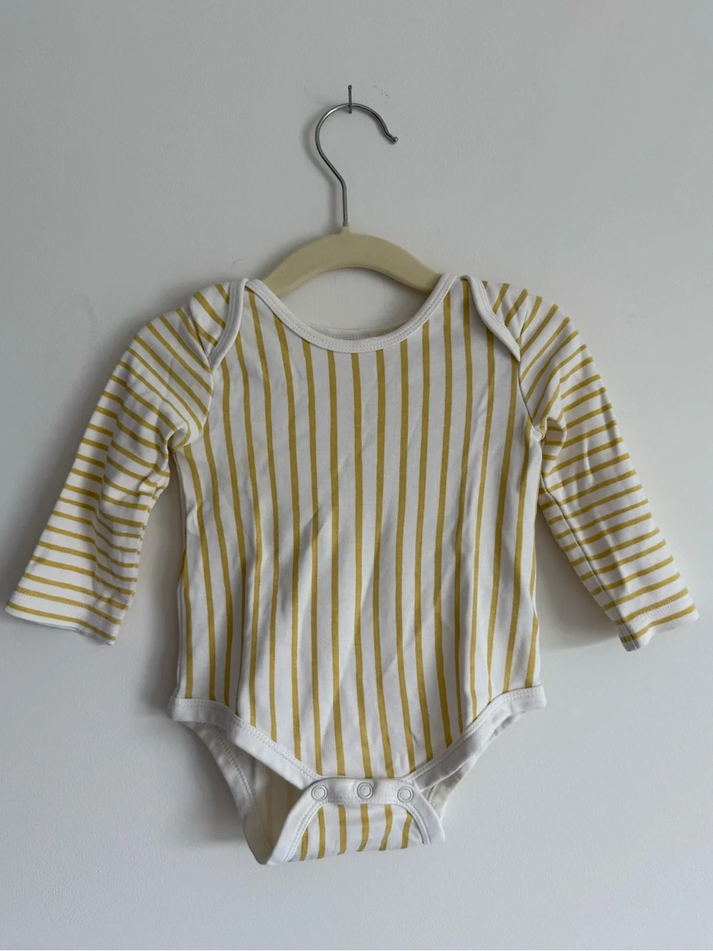 Pehr 6-12m “Stripes Away” cotton onesie